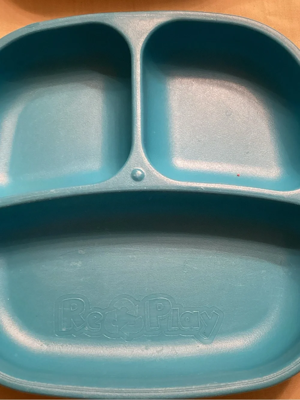RePlay Set of 2 Yellow and Blue Child’s 3 Compartment Feeding Dishes